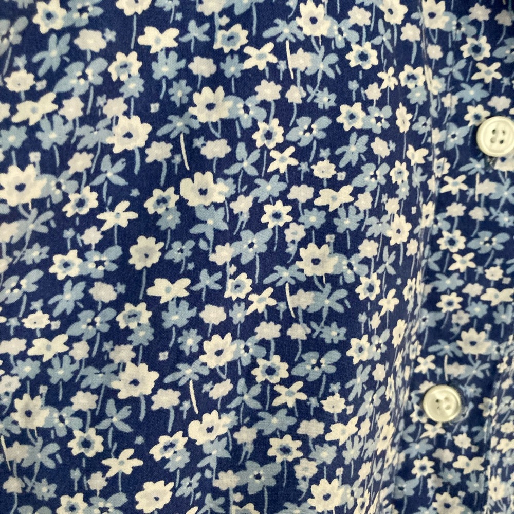 L.L.Bean Floral Sleeveless Top Blouse 🦋🦋🦋 - Picture 6 of 7